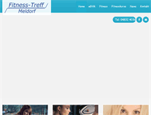 Tablet Screenshot of fitness-treff-meldorf.de